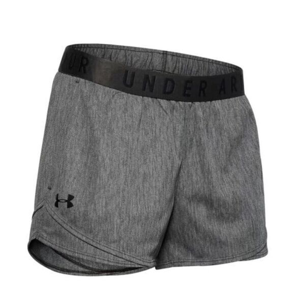 Under Armour Play Up Shorts Women’s XL Gray Training Running Loose Fit UA Logo - Picture 1 of 5